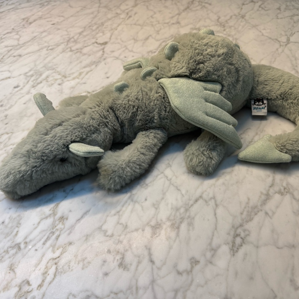 Retired Sage Jellycat Dragon